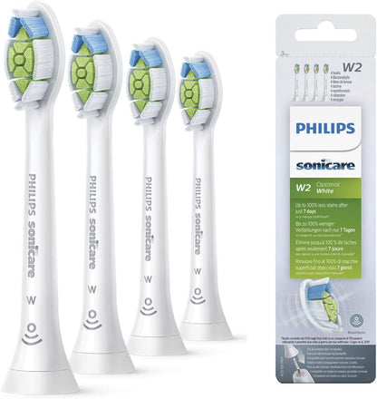 Philips Sonicare W2 Optimal White, Standard Sonic Toothbrush Heads - Pack of 4