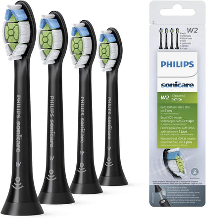 Philips Sonicare W2 Optimal White, Standard Sonic Toothbrush Heads - Pack of 4